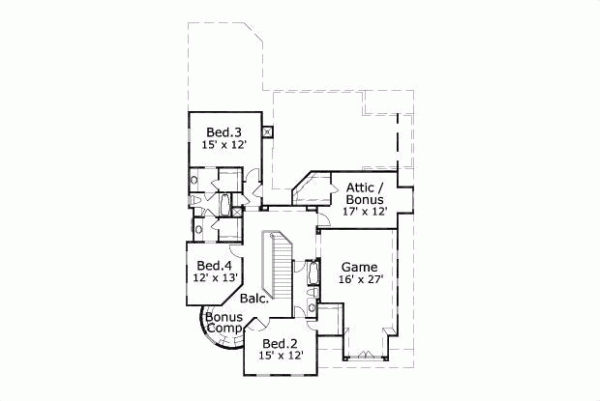 Upper/Second Floor Plan: 19-516