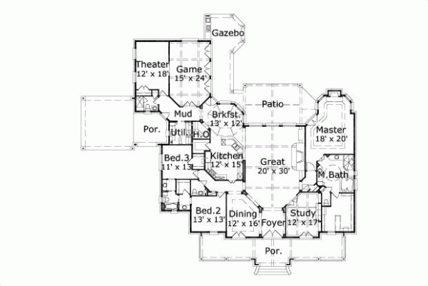 Main Floor Plan: 19-518
