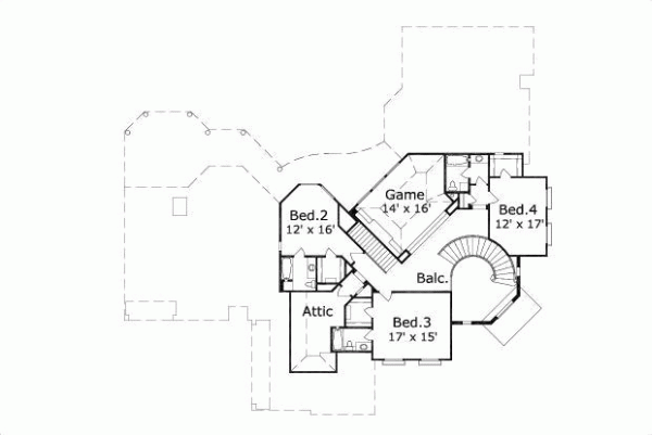 Upper/Second Floor Plan: 19-519