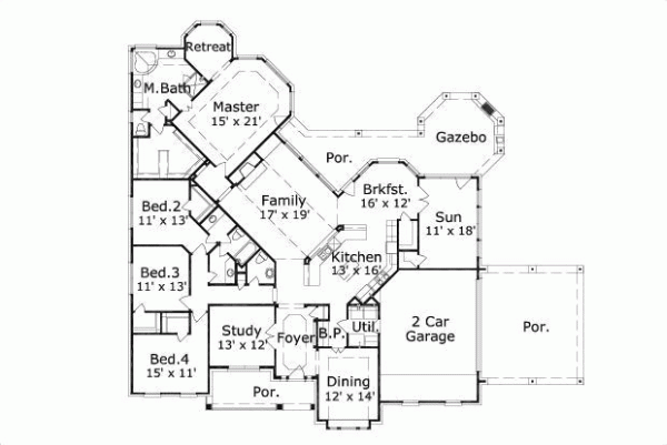 Main Floor Plan: 19-521