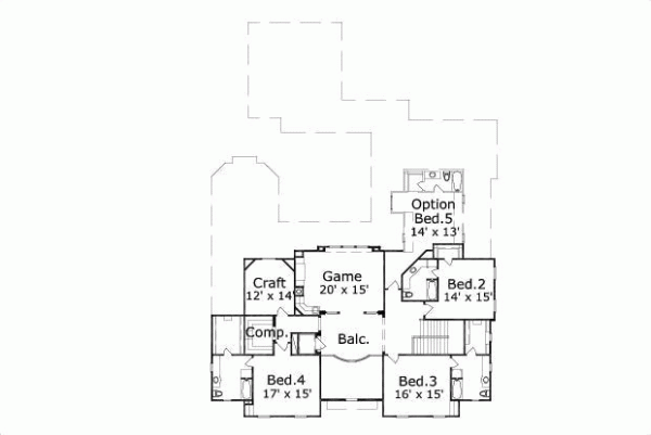 Upper/Second Floor Plan: 19-522