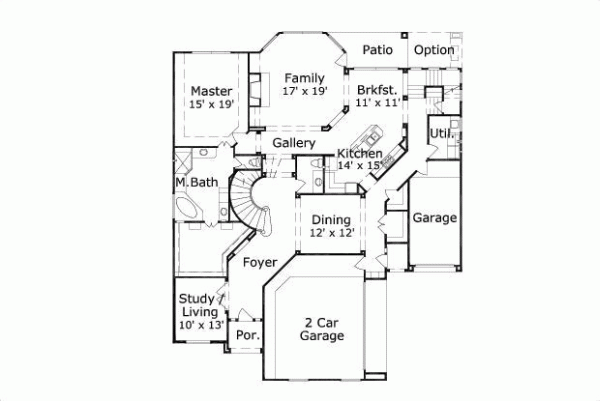 Main Floor Plan: 19-524