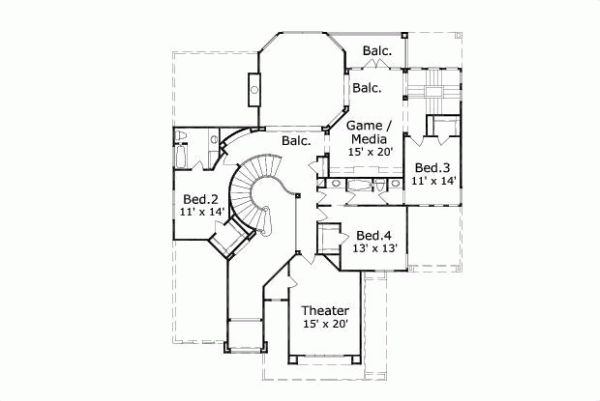 Upper/Second Floor Plan: 19-524