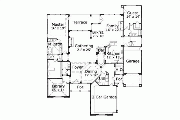 Main Floor Plan: 19-525