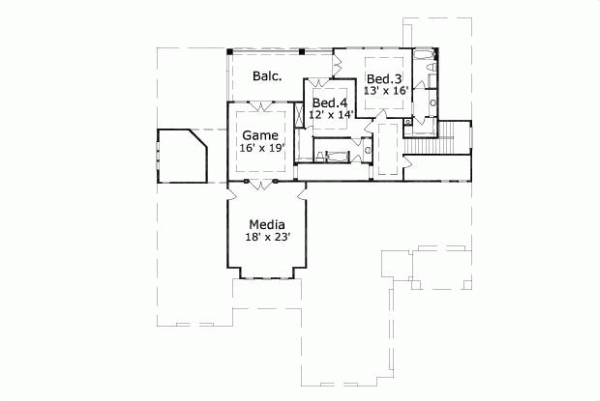 Upper/Second Floor Plan: 19-525