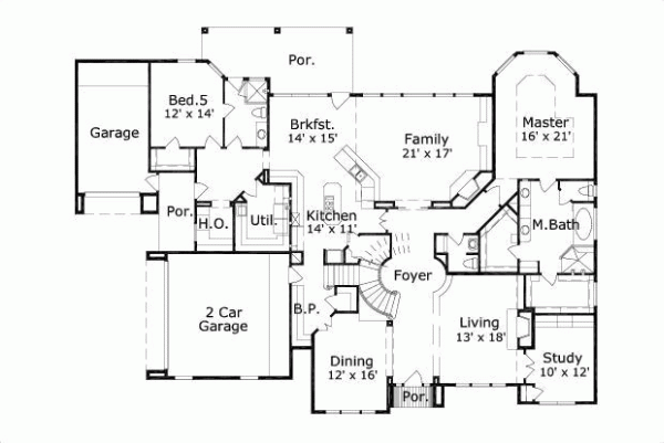 Main Floor Plan: 19-526