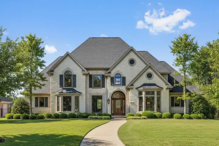 Traditional house plans 19-528 - front exterior, 4,233 sq ft, 5 bed, 4 bath house plans | Monster House Plans