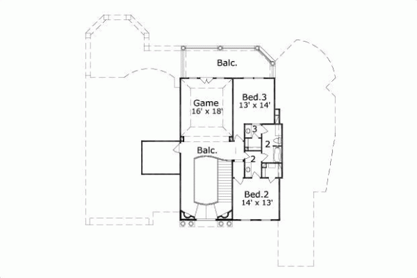 Upper/Second Floor Plan: 19-530
