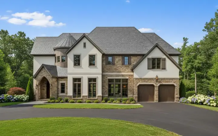 Tuscan house plans 19-532 - front exterior, 5,079 sq ft, 4 bed, 4 bath house plans | Monster House Plans