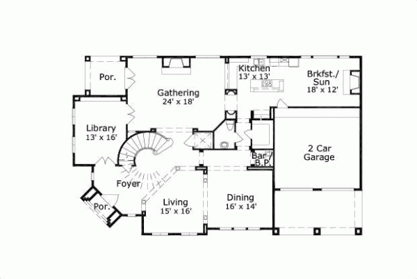 Main Floor Plan: 19-532
