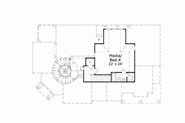 Upper/Second Floor Plan 19-532