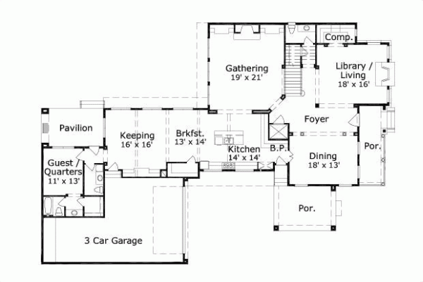 Main Floor Plan: 19-534