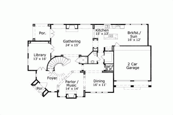 Main Floor Plan: 19-535
