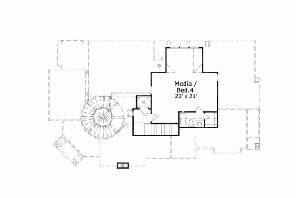 Upper/Second Floor Plan 19-535