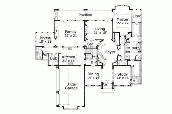 Main Floor Plan: 19-536