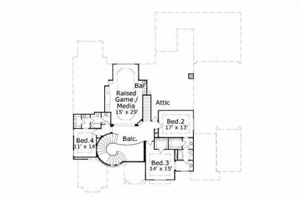 Upper/Second Floor Plan: 19-537