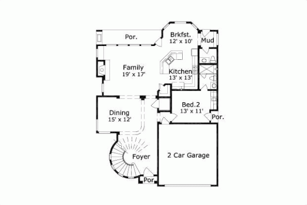 Main Floor Plan: 19-538