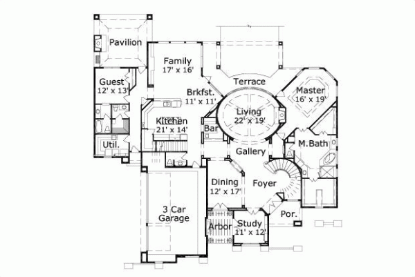 Main Floor Plan: 19-540