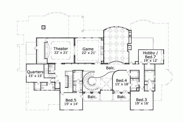 Upper/Second Floor Plan: 19-541