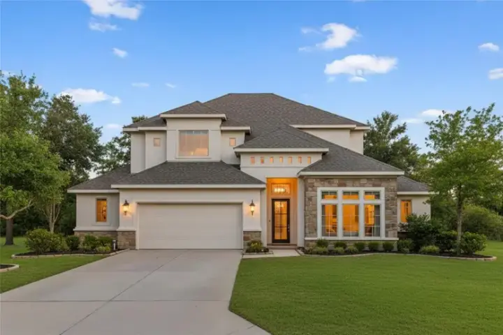Tuscan house plans 19-542 - front exterior, 3,325 sq ft, 4 bed, 3 bath house plans | Monster House Plans