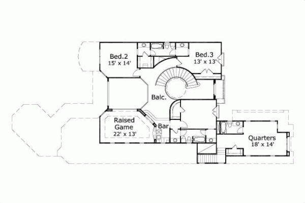 Upper/Second Floor Plan: 19-543