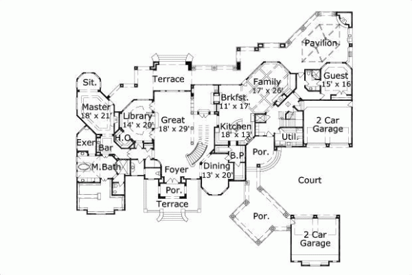 Main Floor Plan: 19-544