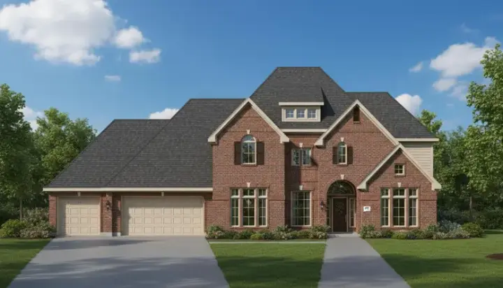 Traditional house plans 19-545 - front exterior, 5,025 sq ft, 6 bed, 4 bath house plans | Monster House Plans
