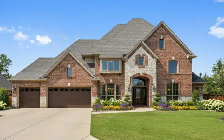 Traditional house plans 19-546 - front exterior, 4,229 sq ft, 6 bed, 4 bath house plans | Monster House Plans