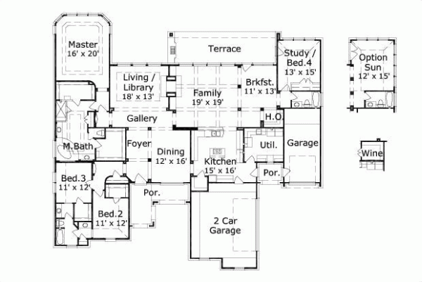 Main Floor Plan: 19-550