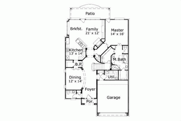 Main Floor Plan: 19-551