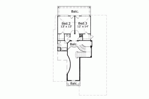 Upper/Second Floor Plan: 19-551