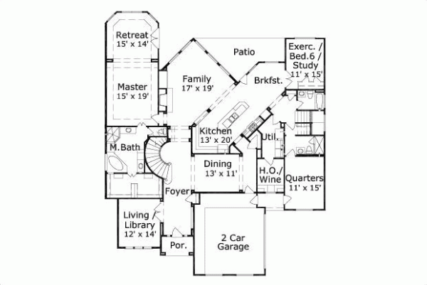 Main Floor Plan: 19-552