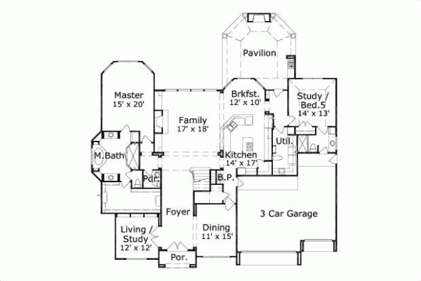 Main Floor Plan: 19-553