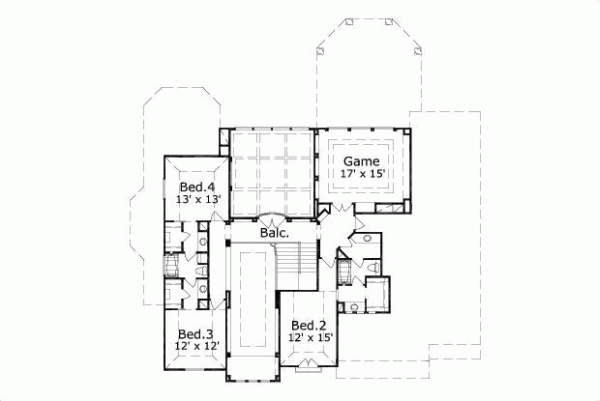 Upper/Second Floor Plan: 19-553