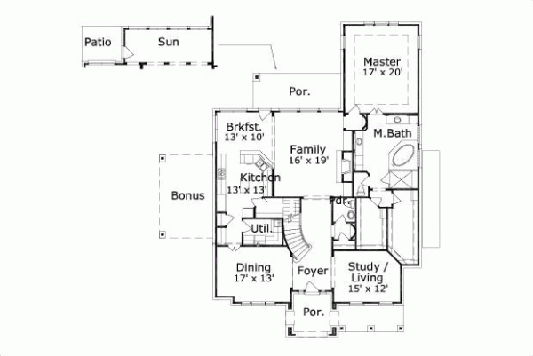 Main Floor Plan: 19-554