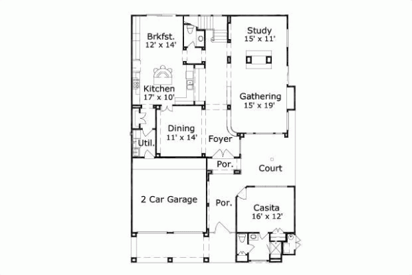 Main Floor Plan: 19-555