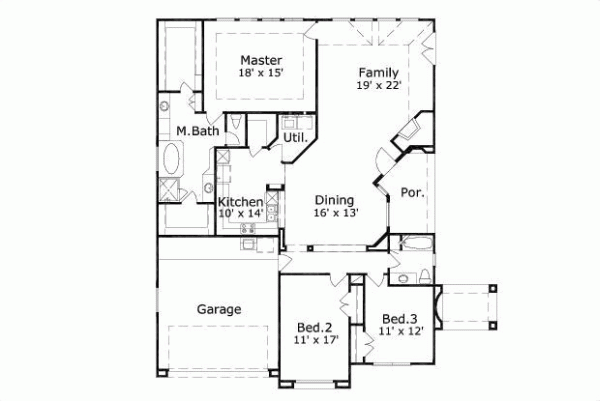Main Floor Plan: 19-556