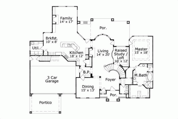 Main Floor Plan: 19-558