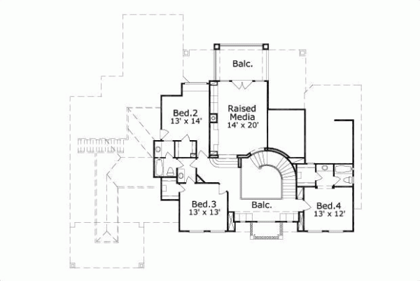 Upper/Second Floor Plan: 19-558