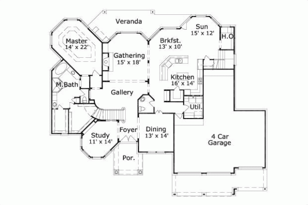 Main Floor Plan: 19-560