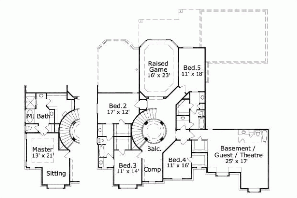 Upper/Second Floor Plan: 19-567