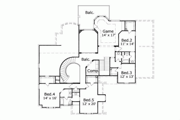 Upper/Second Floor Plan: 19-569