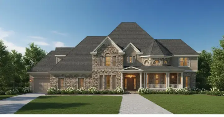 Victorian house plans 19-570 - front exterior, 5,336 sq ft, 5 bed, 5 bath house plans | Monster House Plans