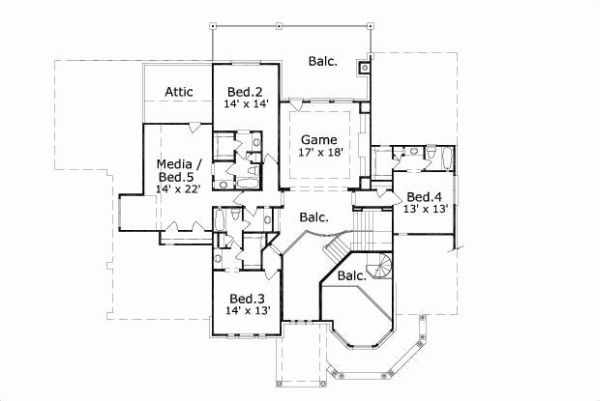 Upper/Second Floor Plan: 19-570