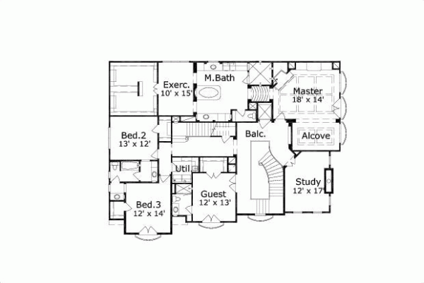 Upper/Second Floor Plan: 19-571