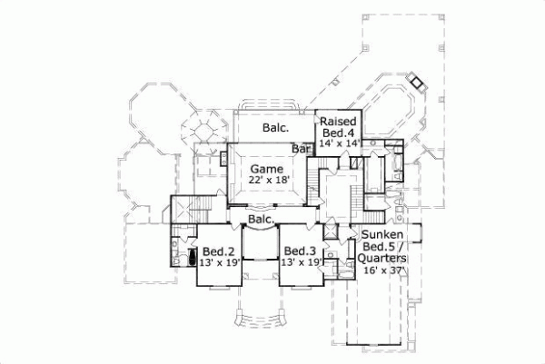 Upper/Second Floor Plan: 19-573