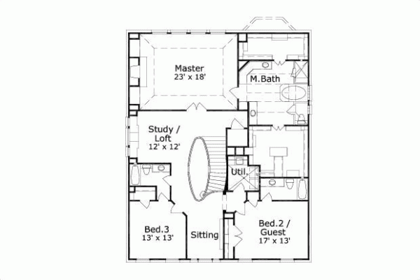 Upper/Second Floor Plan: 19-574