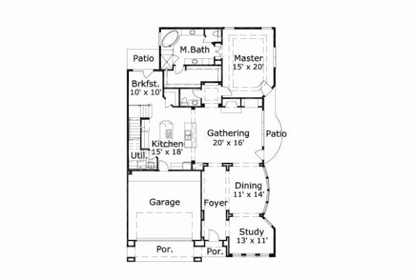 Main Floor Plan: 19-575