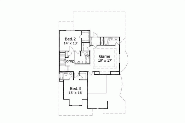 Upper/Second Floor Plan: 19-575