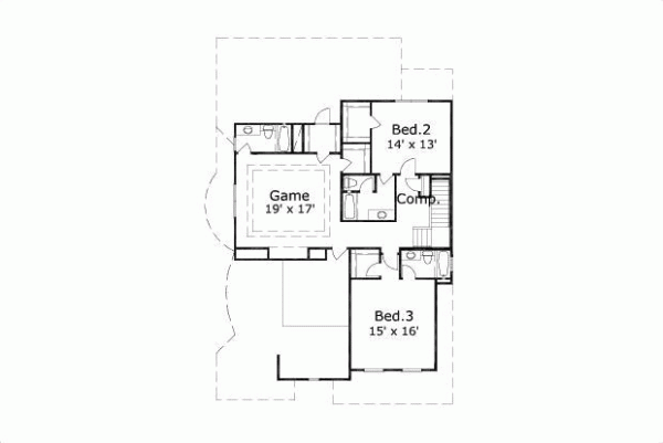 Upper/Second Floor Plan: 19-576